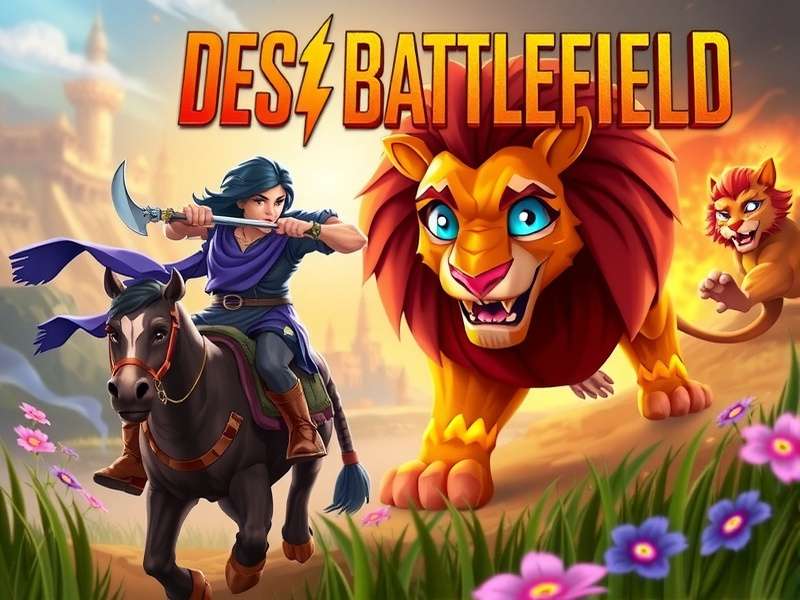 Desi Battlefield Lion Game Cover